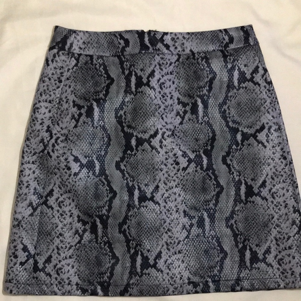 Joe Fresh Snakeskin Pleather Skirt